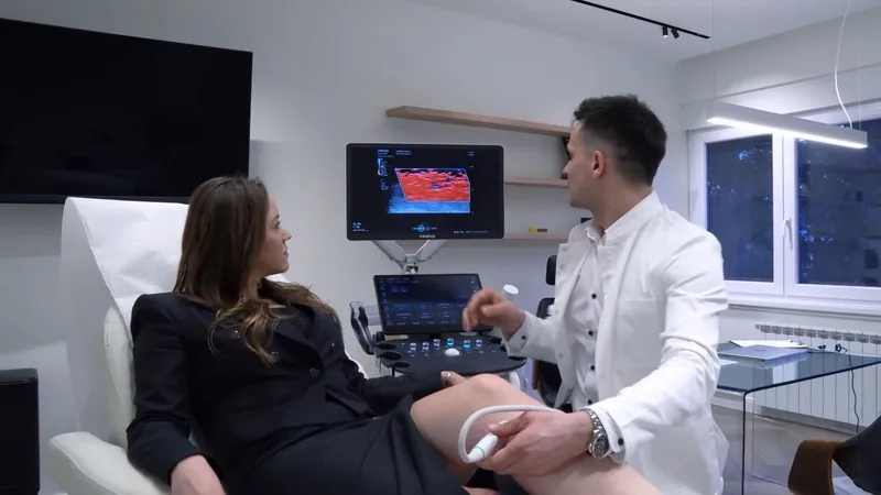 Medicinski marketing – edukativni sadržaj Ultrazvučni pregled noge u ordinaciji